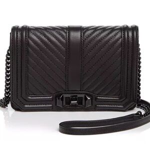 Rebecca Minkoff Black Quilted Crossbody Bag